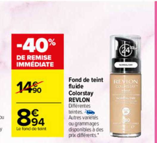 fond de teint fluide colorstay revlon