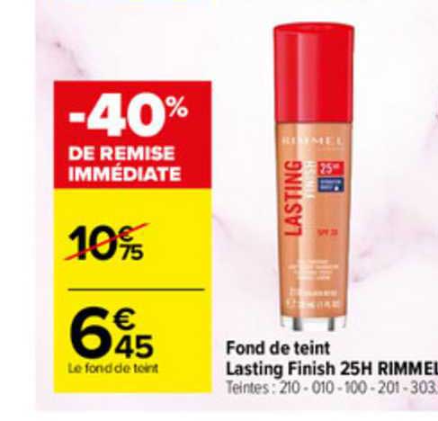 fond de teint lasting finish 25h rimmel