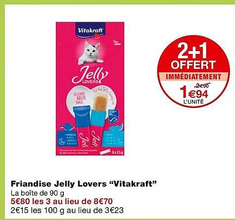 friandise jelly lovers "vitakraft"