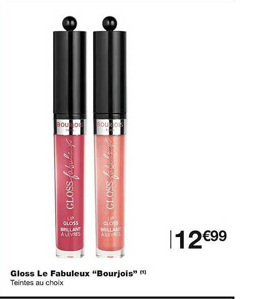 gloss le fabuleux "bourjois"