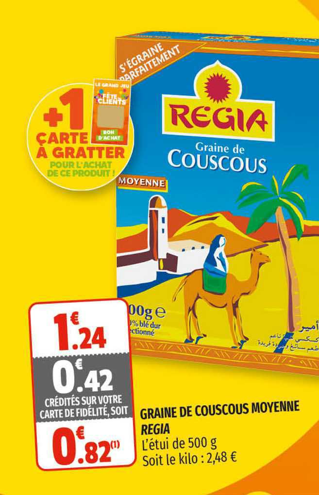 graine de couscous moyenne regia