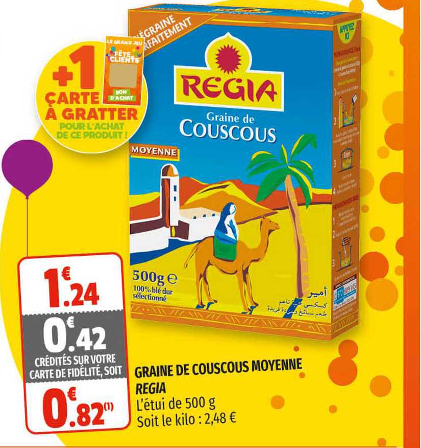 graine de couscous moyenne regia