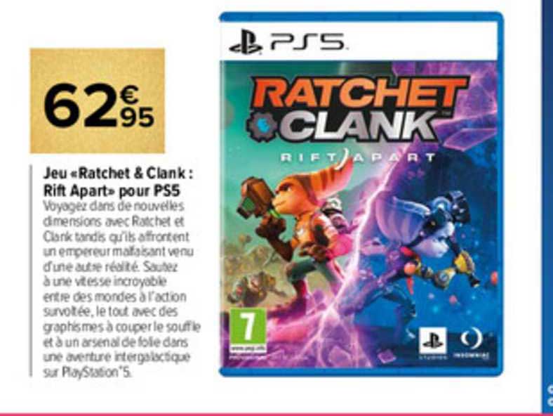 jeu «ratchet & clank : rift apart» pour ps5