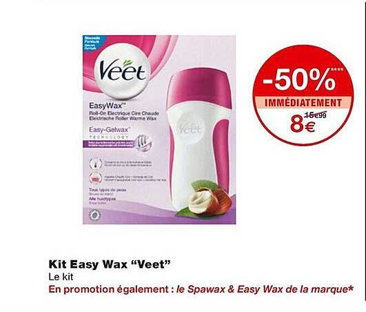 kit easy wax "veet"