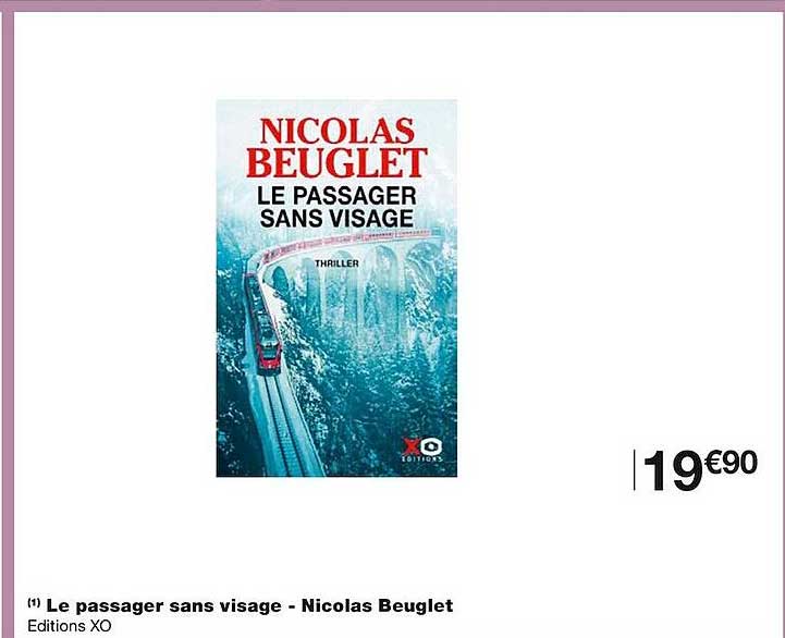 le passager sans visage - nicolas beuglet