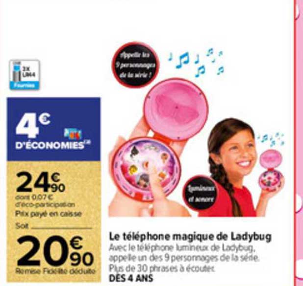 le téléphone magique de ladybug