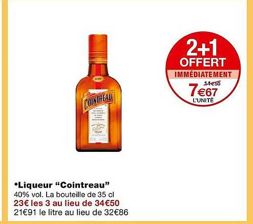 Liqueur "cointreau"