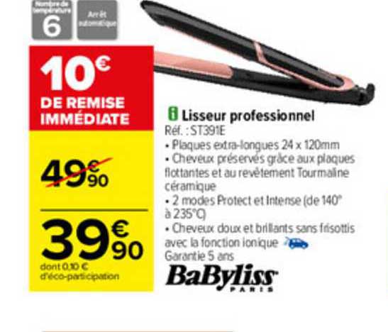 Lisseur Professionnel Babyliss