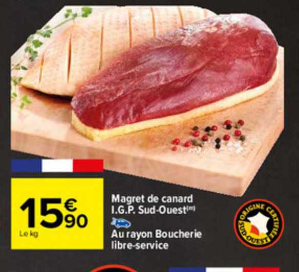 magret de canard i.g.p. sud-ouest