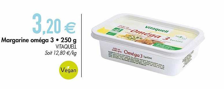 Margarine Oméga 3 250 G
