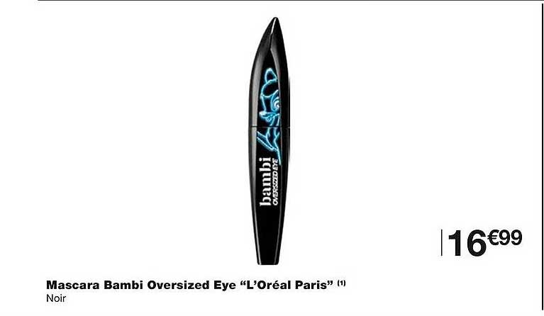 mascara bamby oversized eys "l'oréal paris"
