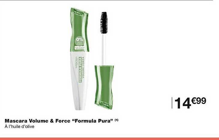 mascara volume & force "formula pura"