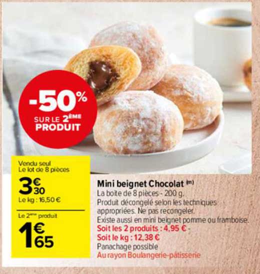 Mini Beignets Chocolat