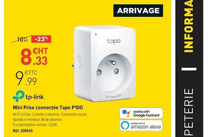 mini prise connectée tapo p100 tp-link