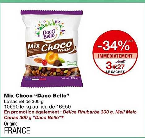 mix choco "daco bello"