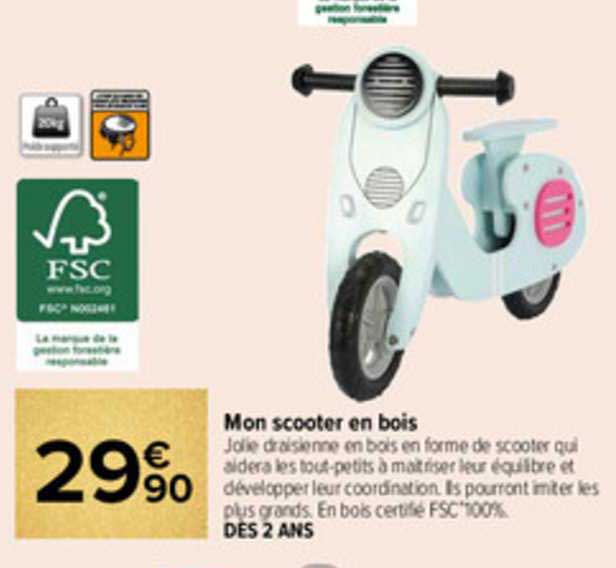 mon scooter en bois