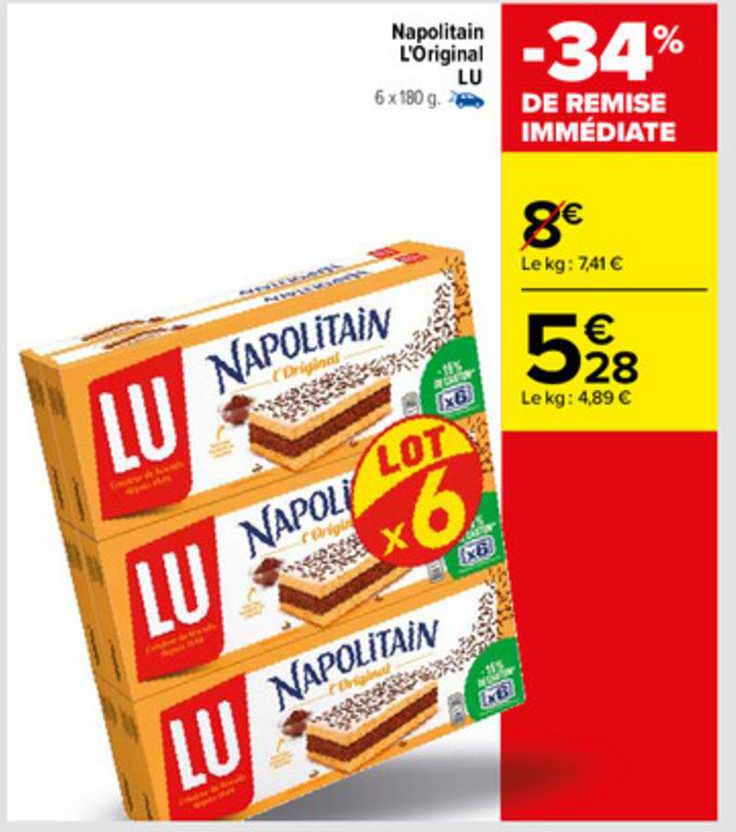 Napolitain L'original Lu