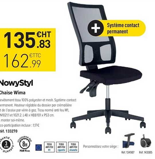 nowystyl chaise wima