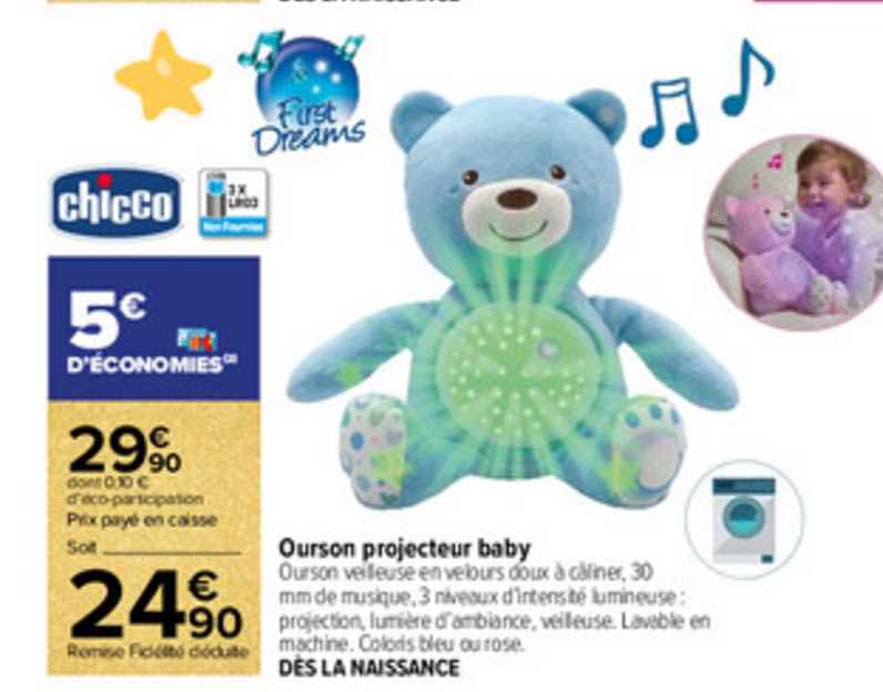 Ourson Projecteur Baby