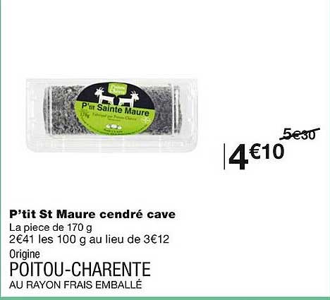 p'tit st maure cendré cave