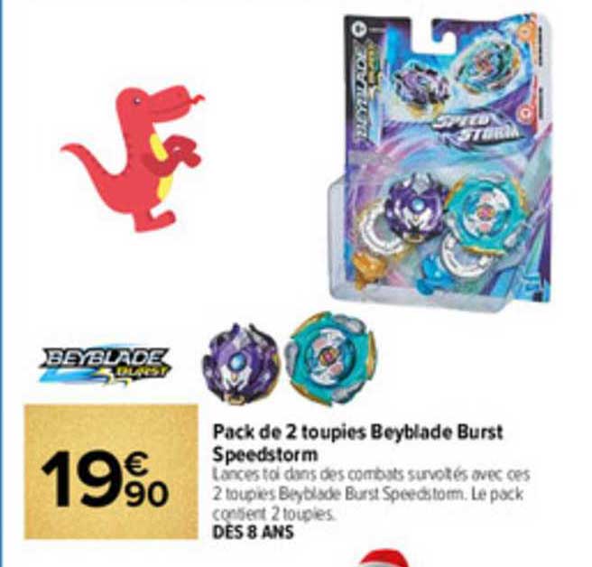 pack de 2 toupies beyblade burst speedstorm