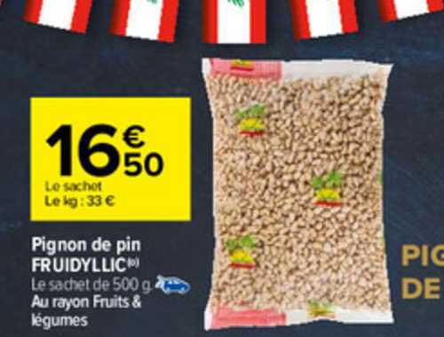 pignon de pin fruidyllic