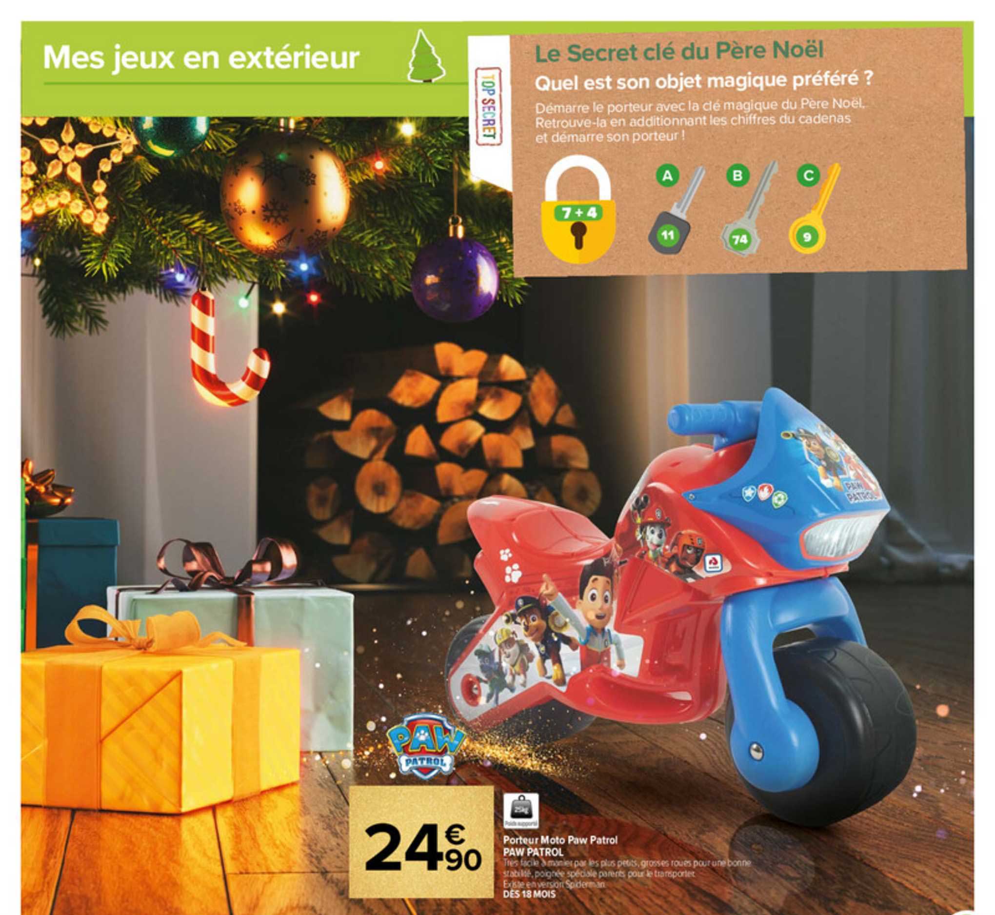 porteur moto paw patrol paw patrol