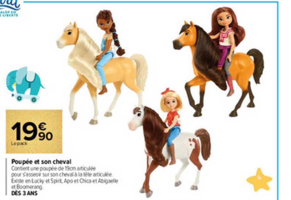 Poupée Et Son Cheval