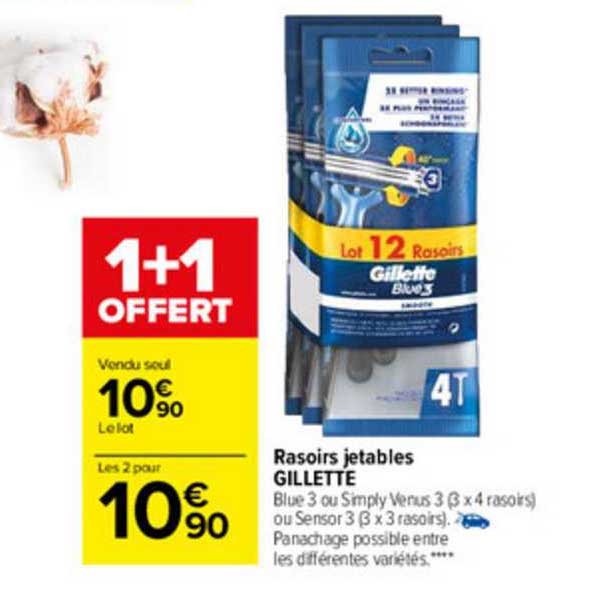 Rasoirs Jetables Gillette