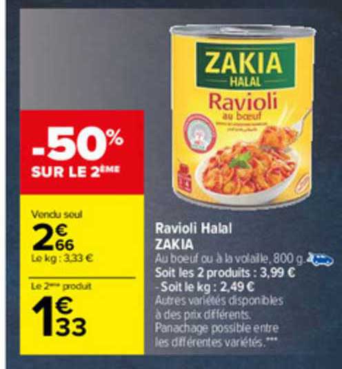 Ravioli Halal Zakia