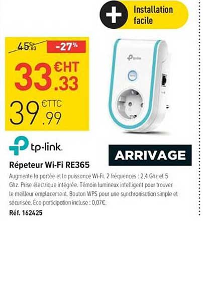 répeteur wi-fi re365 tp-link