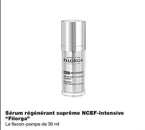 sérum régénérant suprême ncef-intensive "filorga"