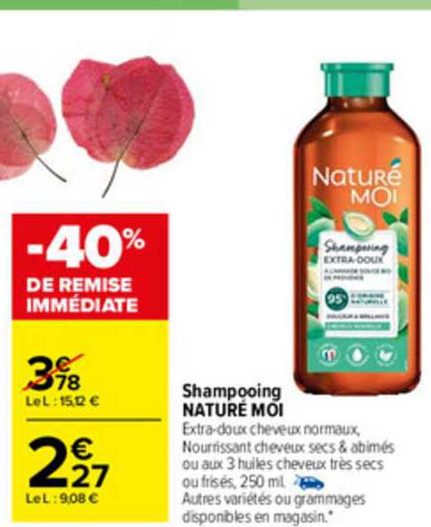 shampooing naturé moi