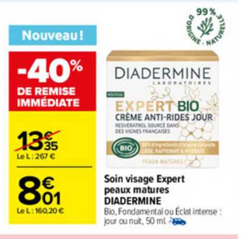 soin visage expert peaux matures diadermine
