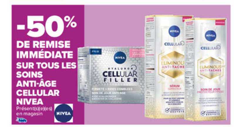 Soins Anti-âge Cellular Nivea