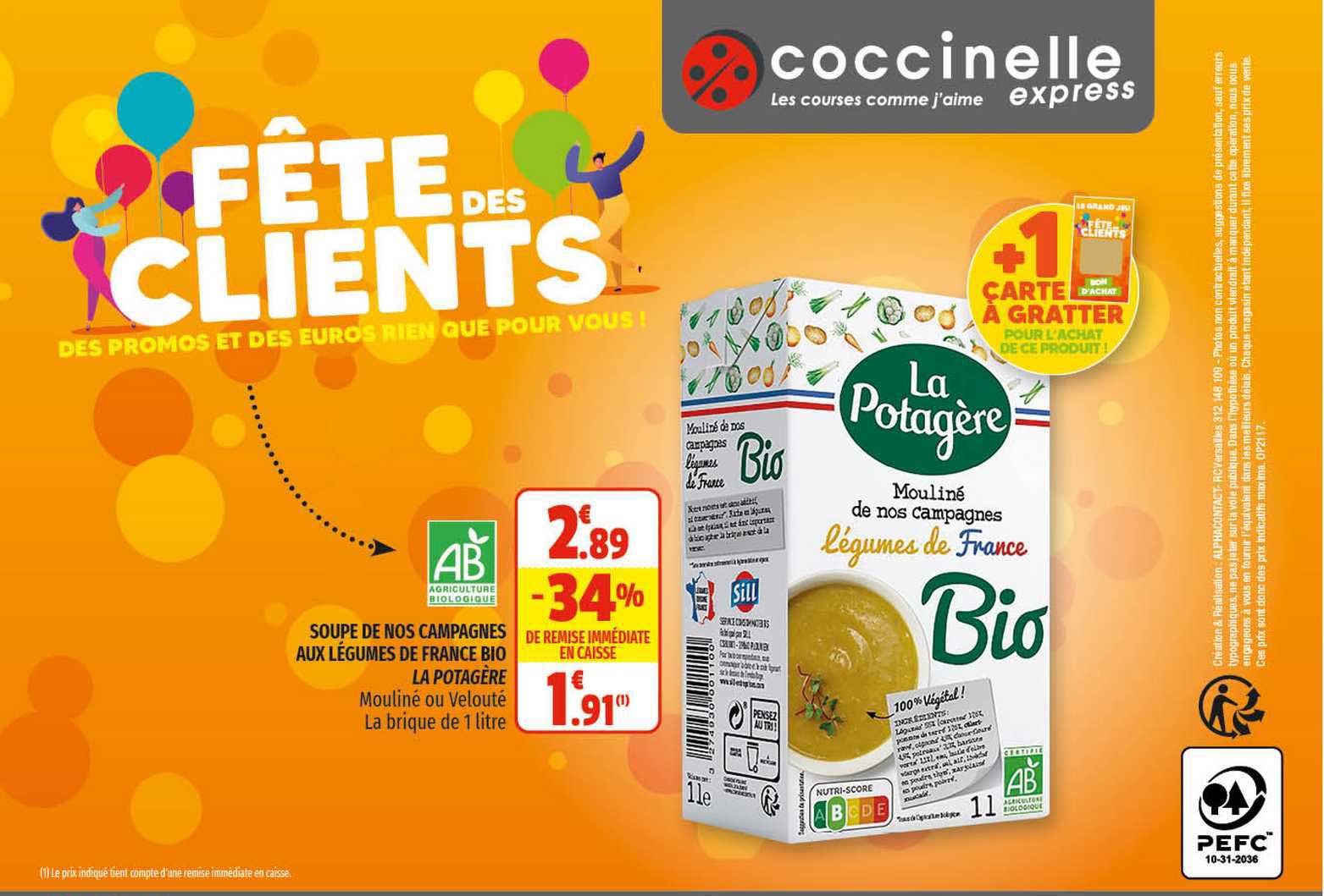 soupe de nos campagnes aux légumes de france bio la potagère