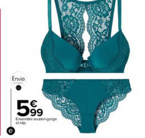 soutien-gorge et slip envie