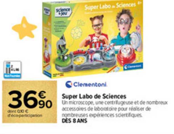 super labo de sciences clementoni