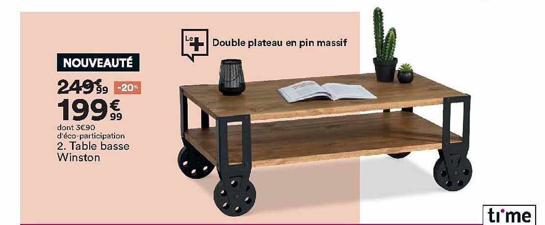 Table Basse Winston Time