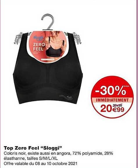 top zéro feel "sloggi"