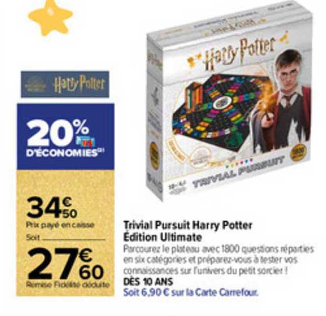 trivial pursuit harry potter édition ultimate