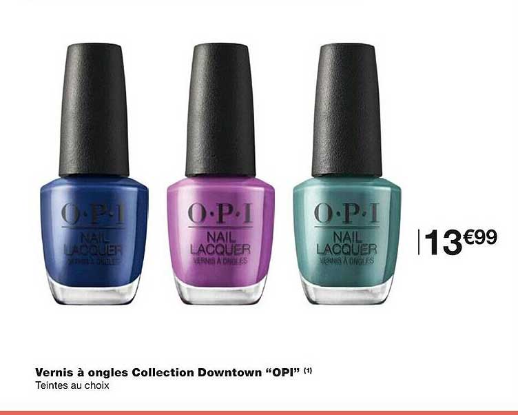 vernis à ongles collection downtown "opi"