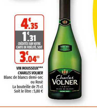 vin mousseux charles volner