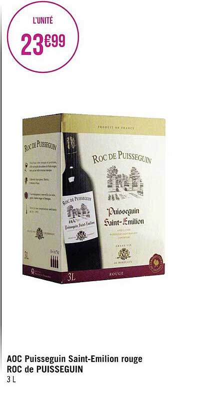 aoc puisseguin saint-émilion rouge roc de puisseguin