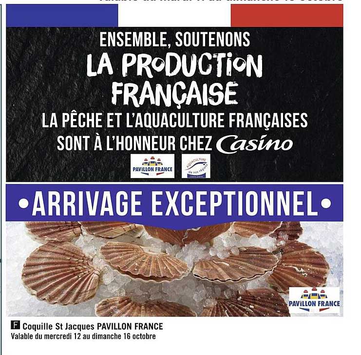 coquille st jacques pavillon france