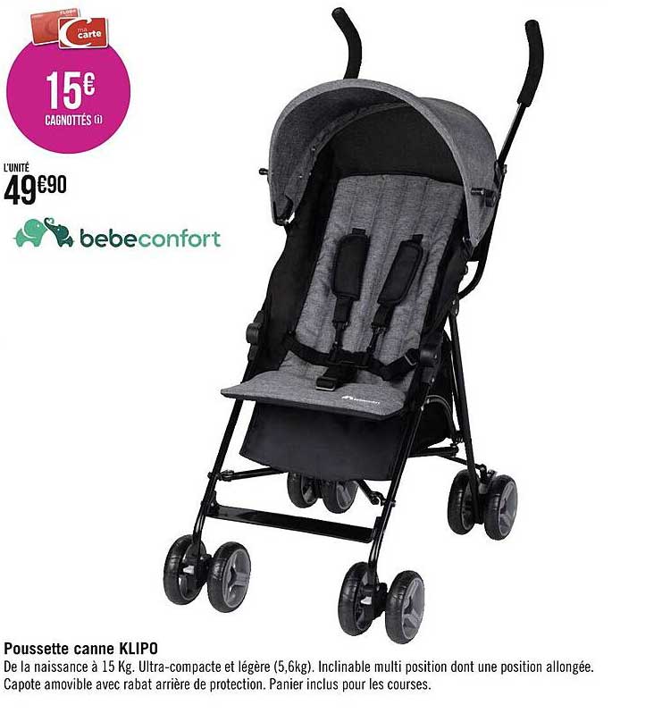 Poussette Canne Klipo Bébé Confort