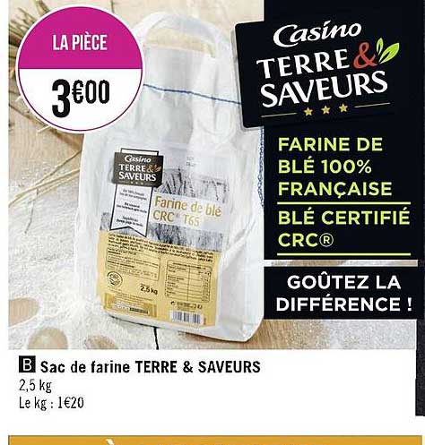 Sac De Farine Terre & Saveurs