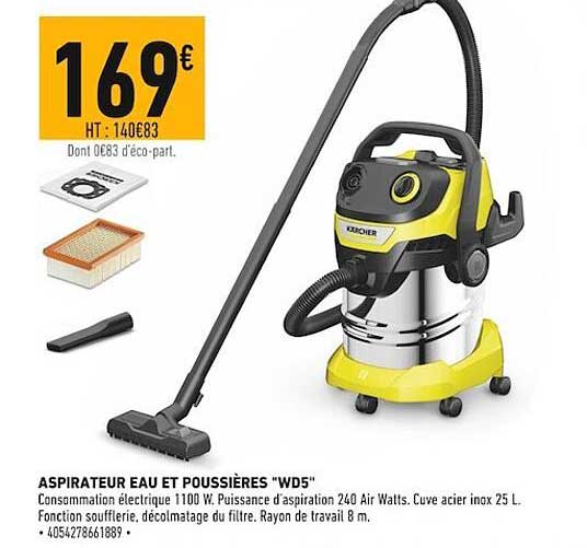 Aspirateur Eau Et Poussières "wd5" Kärcher