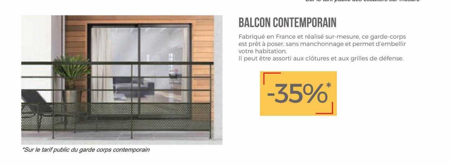 balcon contemporain