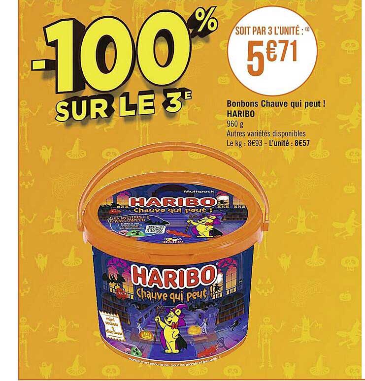 bonbons chauve qui paut ! haribo